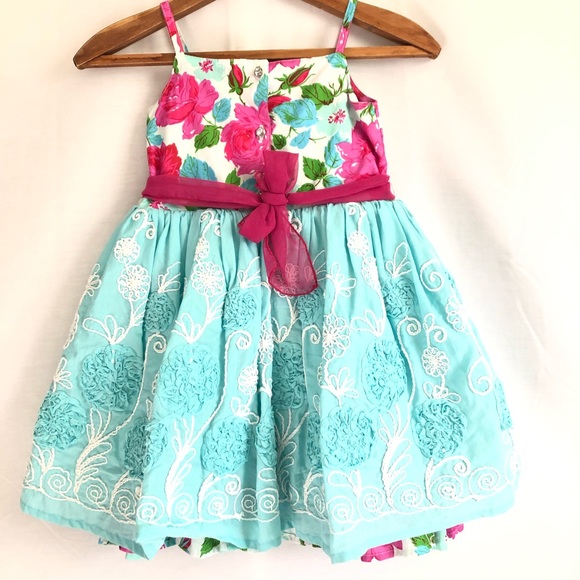 {Mabel & Moxie} whimsical floral dress - Picture 11 of 14